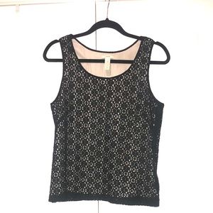 J. Crew Womens Black Lace Cotton Sleeveless Top 6